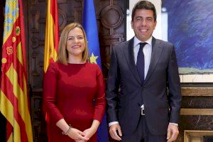 Carlos Mazón insiste ante la delegada del Gobierno sobre la necesidad de un nuevo sistema de financiación para la Comunitat Valenciana