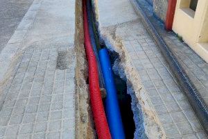 Alboraya mejora la red de agua potable del Polígono Industrial Camí la Mar para optimizar este recurso