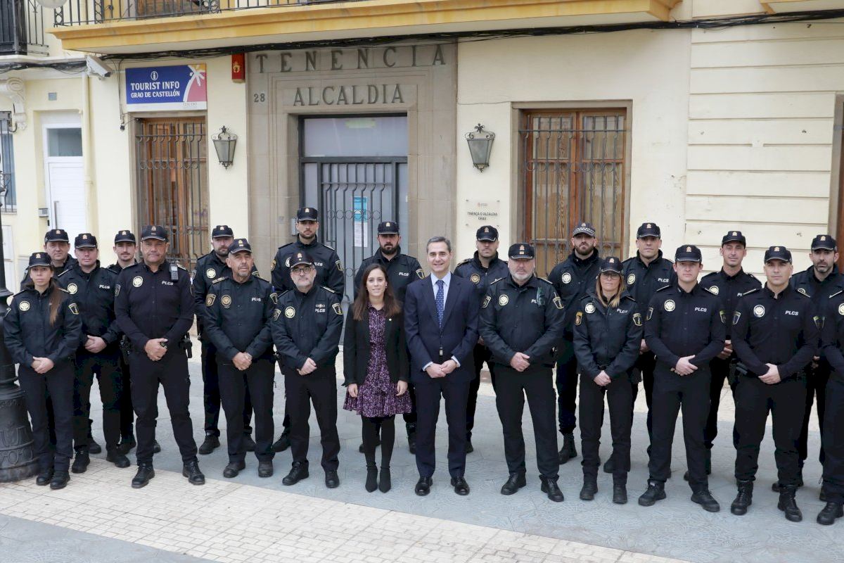 Un total de 17 nuevos agentes se incorporan a la Policía Local para reforzar la seguridad especialmente en el Grao