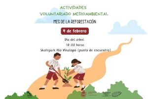 Elda celebra el próximo domingo el Día Mundial del Árbol con una jornada de reforestación en el entorno del río Vinalopó
