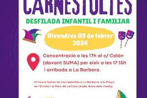 Villajoyosa celebrará el Carnaval con un desfile y una gran fiesta de disfraces en el parque de la Barbera el próximo 10 de febrero