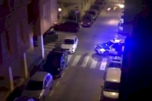 VIDEO | Persecución policial y tiros al aire en Vinaròs tras una fuga con un coche robado