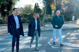 Xàbia i l'Àrea de Carreteres de la Diputació avancen en la millora de la seguretat viària en la carretera del Portitxol