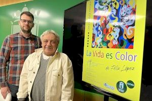 El autor manchego Félix López trae hasta Petrer su exposición de pintura “La vida es color”