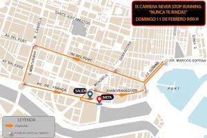 Valencia acoge la IX Carrera Never Stop Running este domingo