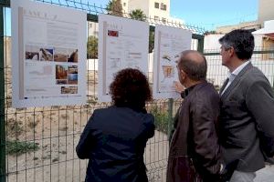La diputada provincial de Arquitectura, Carmen Sellés, visita las obras de rehabilitación de las termas romanas de Allon
