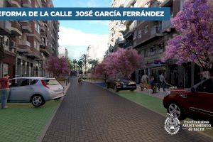 El Ayuntamiento de Elche llevará a cabo una reforma integral de la calle José García Ferrández
