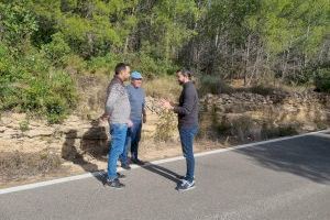 El Ayuntamiento pide a la Diputación mejorar la carretera de l'Alcora a Araia