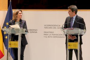 Mazón compromete a la ministra Ribera en el plan de emergencia de l'Albufera y el trasvase Tajo-Segura