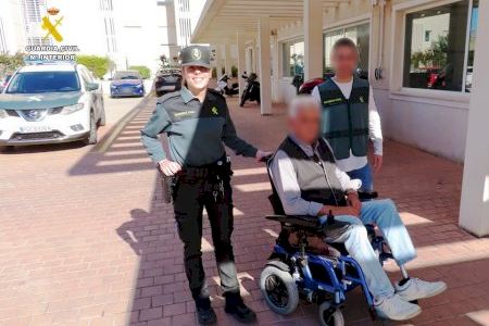 Recuperan la silla de ruedas robada en El Campello: el ladrón quería venderla por debajo de su precio