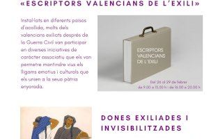 La Biblioteca Municipal Joan Fuster d'Almenara acollirà des del divendres 23 de febrer l'exposició "Escriptos valencians de l'exili"