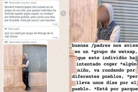 Pànic entre els pares: la faula del presumpte segrestador que ha circulat com la pólvora en diversos municipis valencians