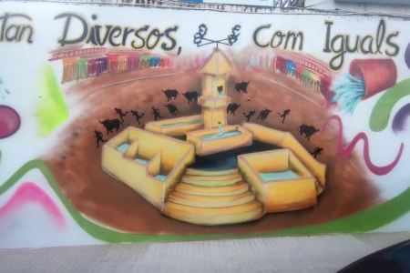 VIDEO | Les Penyes en Festes de la Vall d'Uixó ya tienen su mural representativo