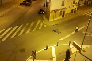 Home tirat en un carrer de Vila-real: la Policia Nacional es pronuncia sobre el missatge viral de WhatsApp