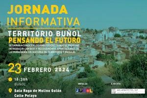 Buñol organiza una charla para conocer los cambios en el territorio y el paisaje con motivo de la modificación de las normas subsidiarias