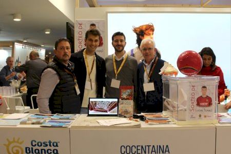 Cocentaina se promociona a Navartur de la mano del futbolista Lucas Torró, el músico José Vicente Egea y el cocinero Kiko Moya