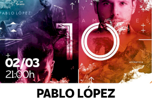 Pablo López hace sold out en el Auditorio de Torrevieja en una semana llena de eventos