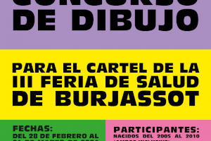 Publicadas las bases del III Concurso del Cartel de la Feria de la Salud de Burjassot