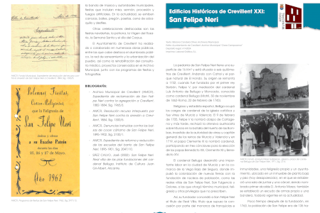 El Archivo Municipal ‘Clara Campoamor’ publica un nuevo número de la serie dedicada a los Edificios y Espacios Históricos de Crevillent