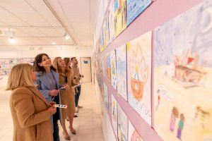 Exposición del XXI Certamen Escolar de Dibujo y Pintura de La Barqueta en la Casa del Fester