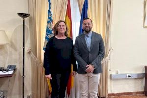 La delegada del Consell a Alacant manté una trobada institucional amb el subdelegat del Govern a la província