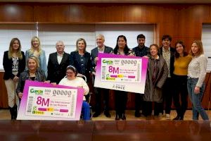 Bastidas presenta el cupón de la ONCE del 8-M en la Comunitat Valenciana