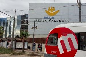 Metrovalencia facilita la movilidad para acudir en tranvía a Forinvest en Feria Valencia