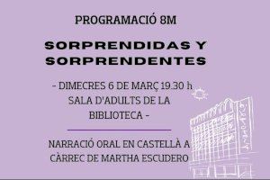 Xàtiva oferirà l’espectacle de Martha Escudero “Sorprendidas y sorprendentes” amb motiu del 8M
