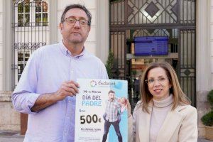 La asociación Endavant sorteo 5 cheques de 100 euros para dinamizar el comercio local por el día del padre