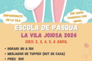 El Ayuntamiento de Villajoyosa ofrece una Escuela de Pascua inclusiva para el alumnado entre 3 y 12 años