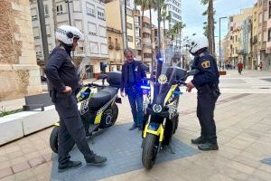La Policia Local de Benicarló renova el parc automobilístic amb dos motocicletes elèctriques
