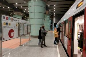 Metrovalencia facilitó la movilidad de 8,5 millones de usuarios de metro y tranvía en febrero