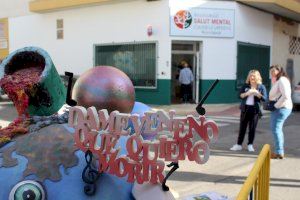 AFDEM planta su Falla en Burriana para llamar la atención sobre las consecuencias del cambio climático