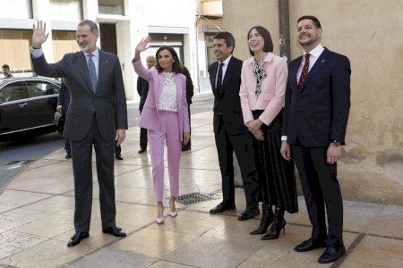 Gandia rep als Reis d'Espanya per al lliurament dels Premis Nacionals d'Investigació 2023