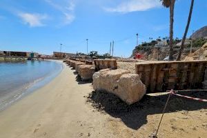 Esta semana se han iniciado los trabajos de regeneración de la playa de Puerto Blanco