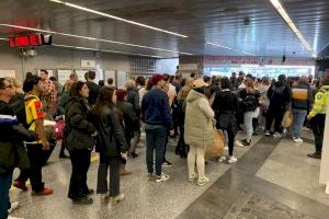 Récord en el metro de Valencia con el mayor número de viajeros en la historia de las Fallas