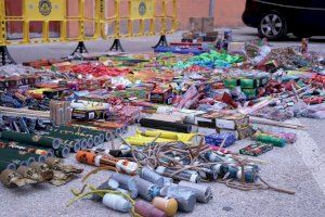 La Guardia Civil investiga el origen de la pirotecnia ilegal que ha circulado durante las Fallas