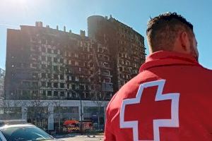 Cruz Roja atendió a 117 personas durante la emergencia del incendio en Campanar