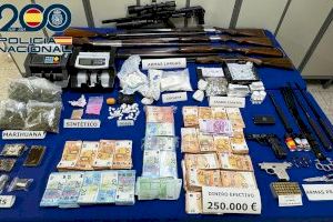 La Policía Nacional desarticula en Valencia una organización criminal dedicada a la distribución de cocaína