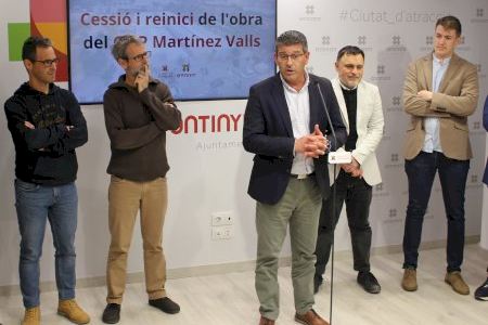 Jorge Rodríguez anuncia el reinicio inmediato de las obras del CEIP Martínez Valls