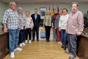 El alcalde de Rafal recibe en el Ayuntamiento a la nueva directiva del Club de Pensionistas