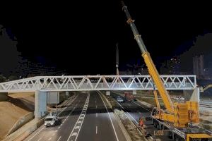 La Generalitat ultima la construcció de la passarel·la sobre la CV-30 per a connectar Benimàmet amb el nucli urbà de València