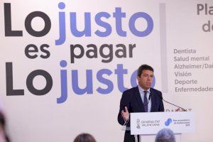 Carlos Mazón presenta la campaña de la Renta 2023 con importantes deducciones fiscales sociales
