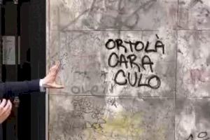 Castellón gasta 76.000 euros en borrar 526 pintadas contra el concejal Ortolá