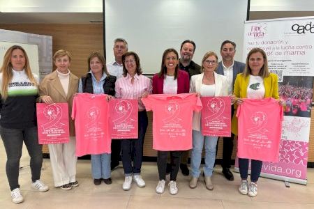 Almassora acollirà diumenge que ve 28 d'abril la V Marxa contra el Càncer de Mama