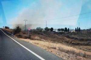 Es declara un incendi entre Torrent i Picanya