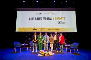 Valencia recibe la Gira Salud Mental y Deporte “Fundación Blanca y Renfe”