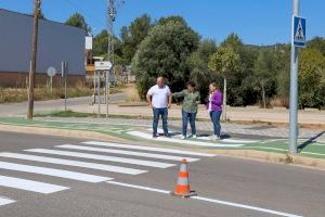 El Ayuntamiento refuerza la seguridad vial con nuevas medidas de pintura viaria en zonas concurridas de Onda
