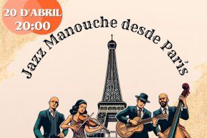 Les Ducs du Swing & Eva Slongo interpreten el concert Jazz Manouche desde París