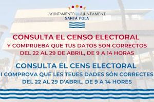 Los santapoleros podrán revisar sus datos en el censo electoral del 22 al 29 de abril en el Ayuntamiento